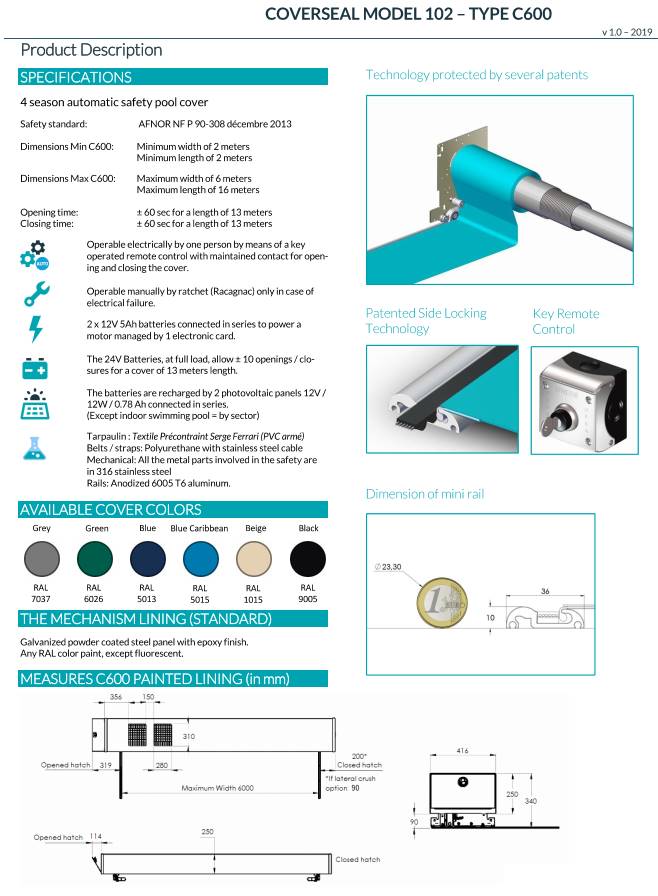 Kleuren coverseal