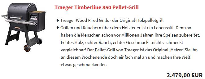 traeger 850