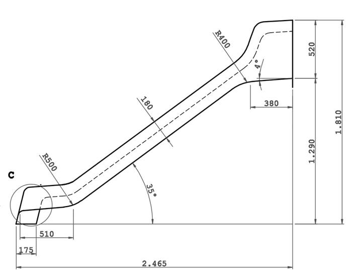 H130 afmetingen