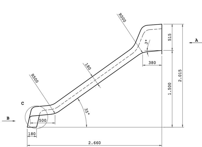 H150 afmetingen