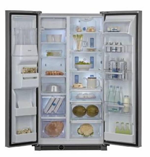 Bachelor opleiding hoop matig Amerikaanse frigo', side by side koelkasten zijn koel-vries combinaties.  Ook genoemd Amerikaanse koelkasten